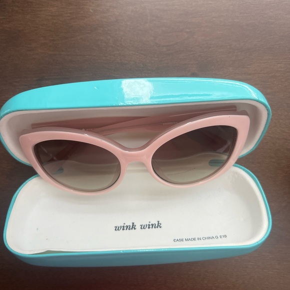 Kate Spade Baby Pink Sunglasses - Picture 3 of 4